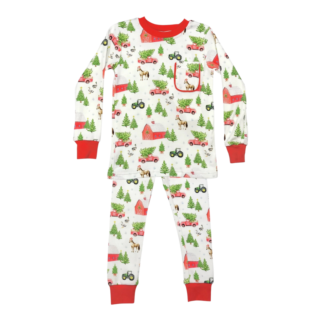 NOLA TAWK TREE FARM ORGANIC COTTON PJ SET
