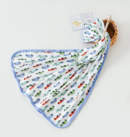 NOLA TAWK VINTAGAE ROAD TRIP ORGANIC COTTON SWADDLE