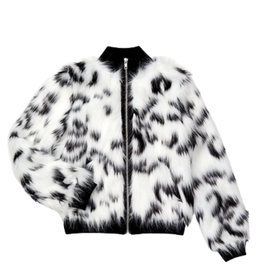 MIA NEW YORK LEOPARD JACKET WHITE