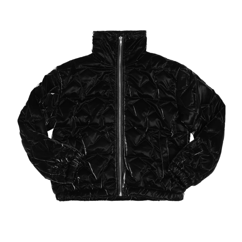 MIA NEW YORK GIRL'S PUFF JACKET STARS BLACK