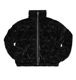 MIA NEW YORK GIRL'S PUFF JACKET STARS BLACK