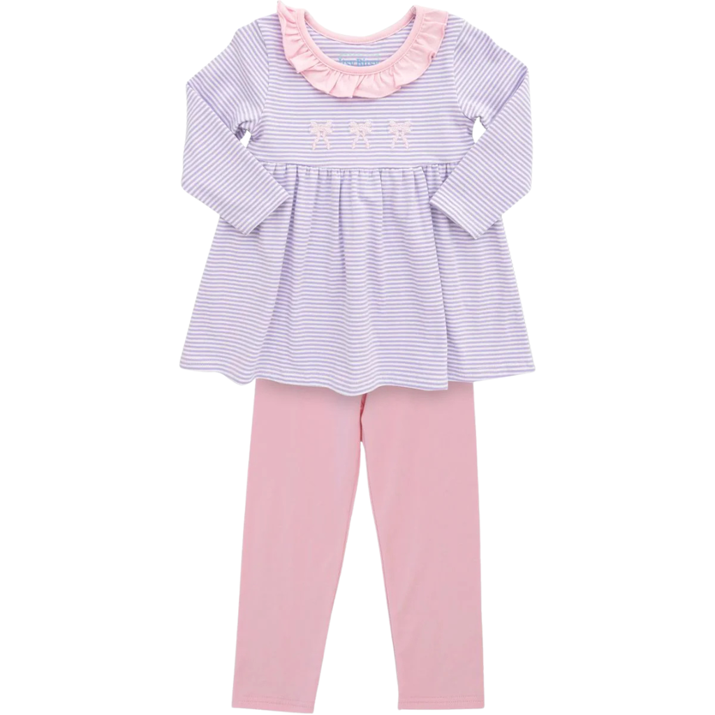 ITSY BITSY GIRL'S BOW PANT SET