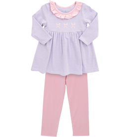 ITSY BITSY GIRL'S BOW PANT SET