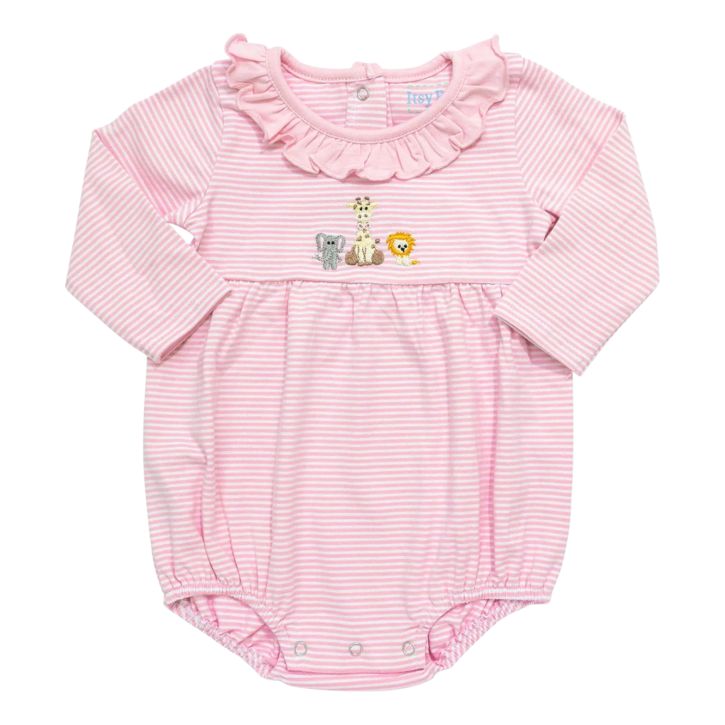ITSY BITSY GIRL'S RUFFLE BUBBLE-SAFARI