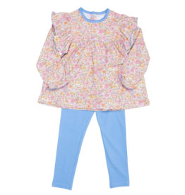 The Oaks Apparel Abree Watercolor Wildflower Legging Set