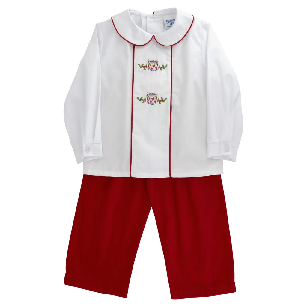 BAILEY BOYS Boy's Dressy Pant Set Drums & Swag