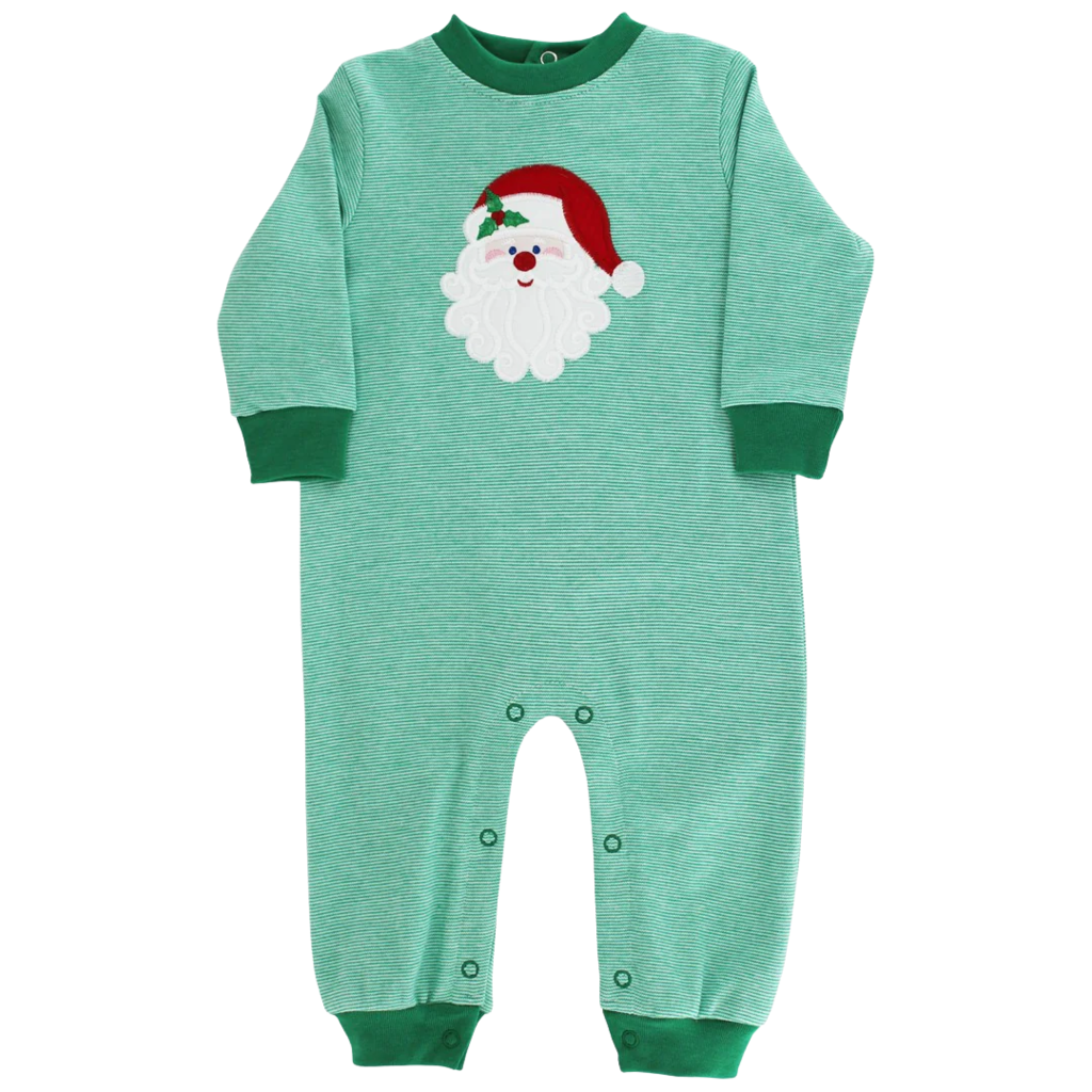 BAILEY BOYS Boy's Knit Romper-Santa