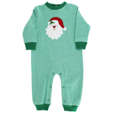 BAILEY BOYS Boy's Knit Romper-Santa