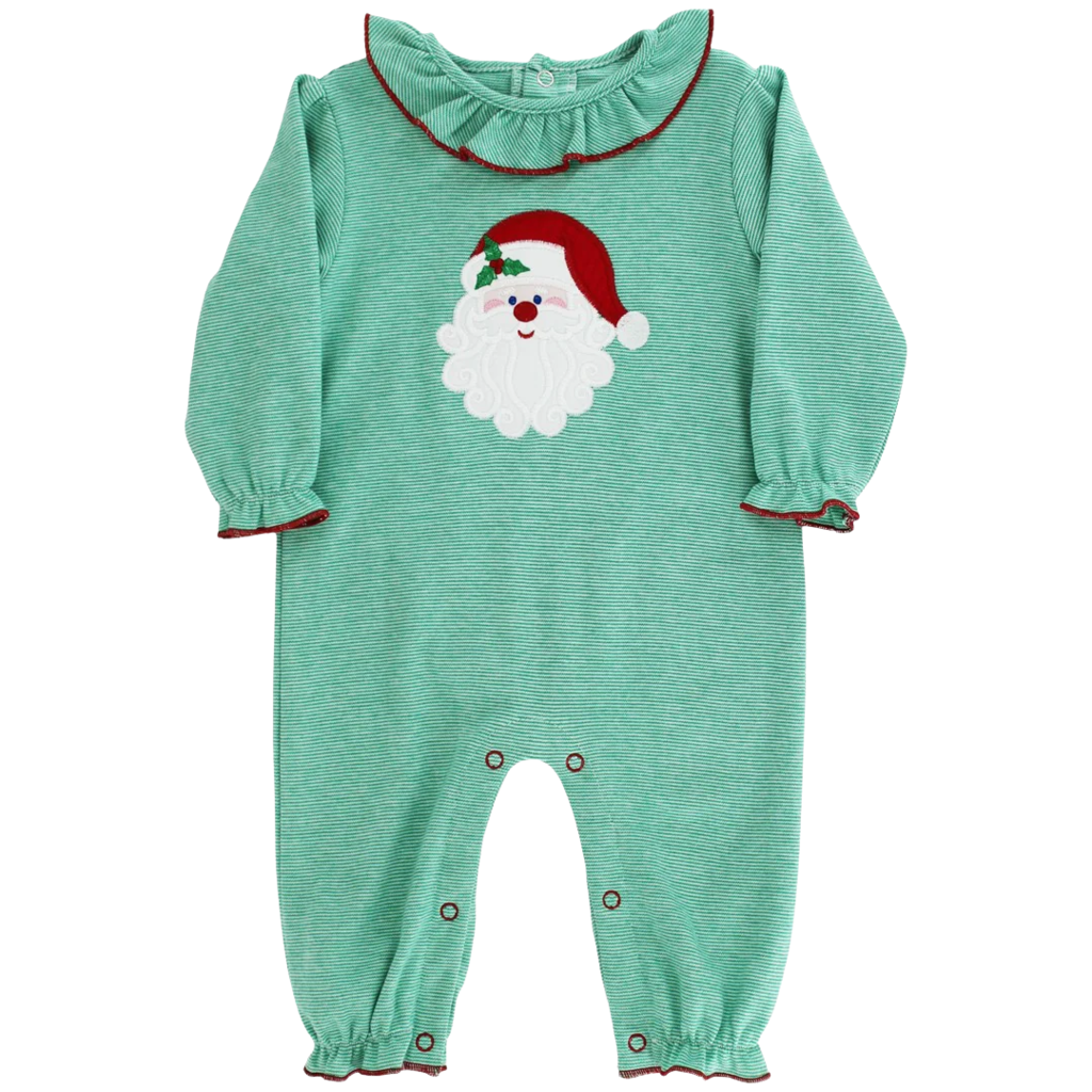 BAILEY BOYS Girl's Ruffle Romper Kendall-Santa