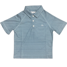 SOUTHBOUND BOY'S POLO SS-BLUE HAZE STRIPE