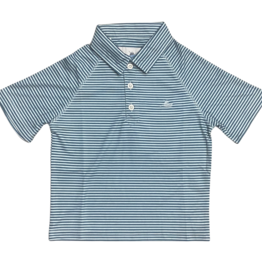 SOUTHBOUND BOY'S POLO SS-BLUE HAZE STRIPE