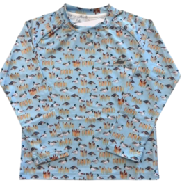 SOUTHBOUND BOY'S PERFORMANCE TEE-BLUE DUCK