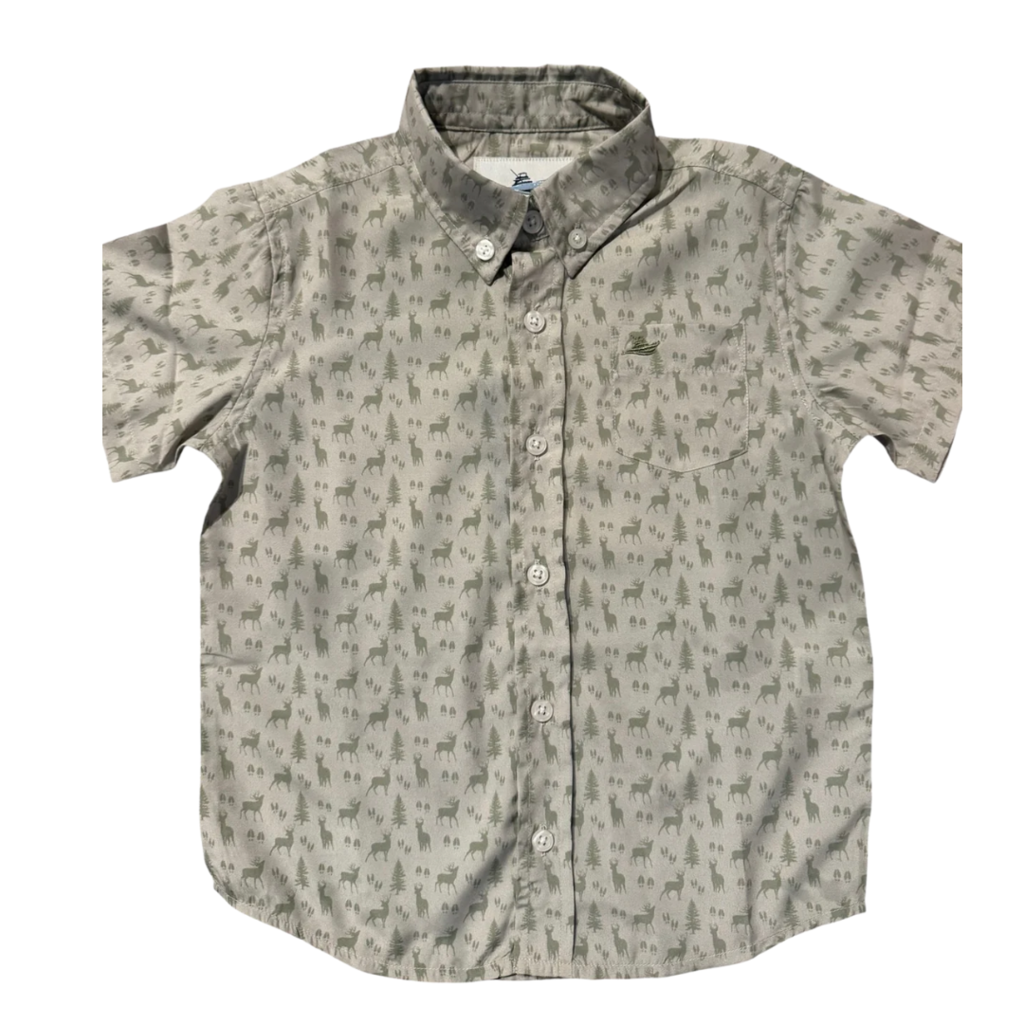 SOUTHBOUND BOY'S PERFORMANCE DRESS SHIRT-DEER HUNTING