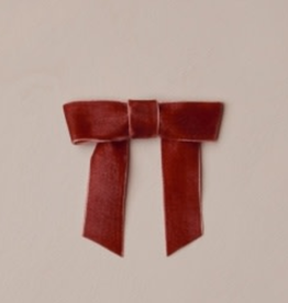 NORA LEE VELVET BOW | RUBY