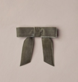 NORA LEE VELVET BOW | PINE