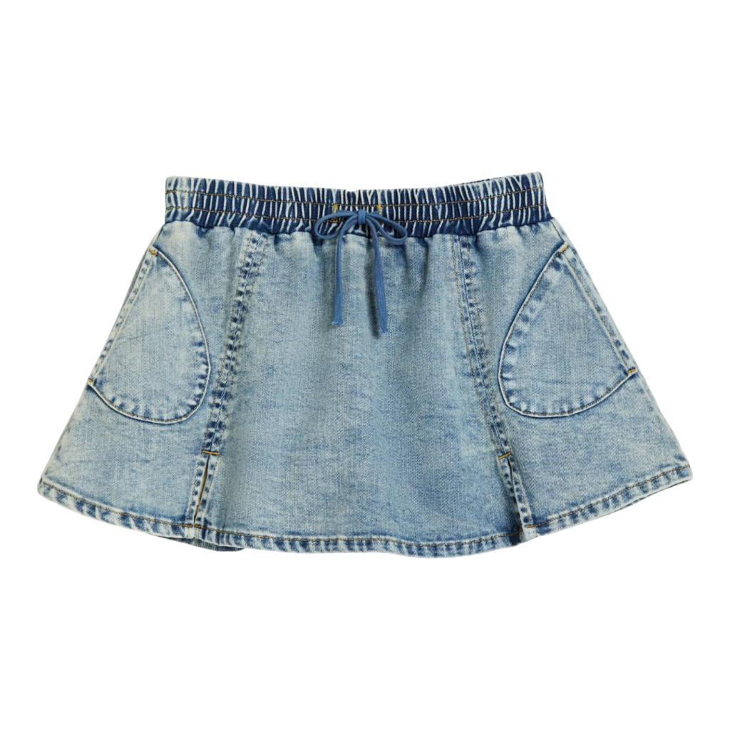 TRACTR SKATER SKORT INDIGO