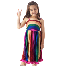 ROCKWILDE METALLIC RAINBOW DRESS
