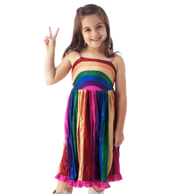 ROCKWILDE METALLIC RAINBOW DRESS