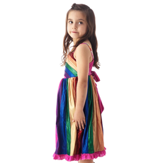 ROCKWILDE METALLIC RAINBOW DRESS