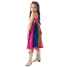 ROCKWILDE METALLIC RAINBOW DRESS