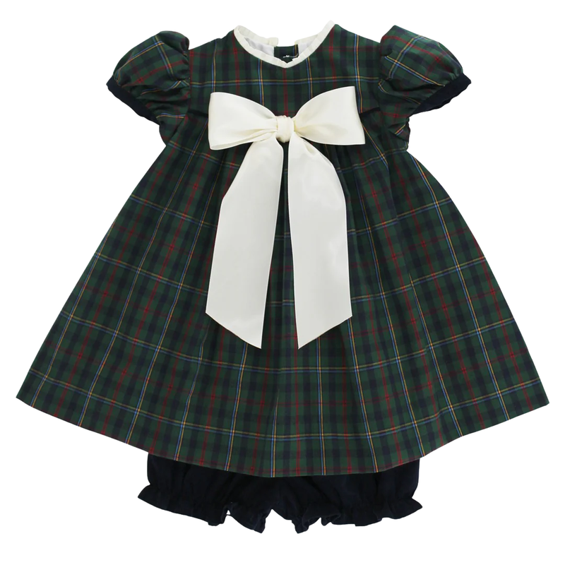 BAILEY BOYS GIRL'S WATSON PLAID FLOAT BLOOMER SET
