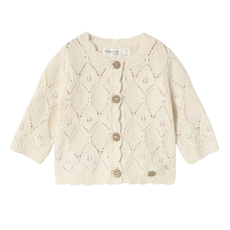 Knit Cardigan-Milk