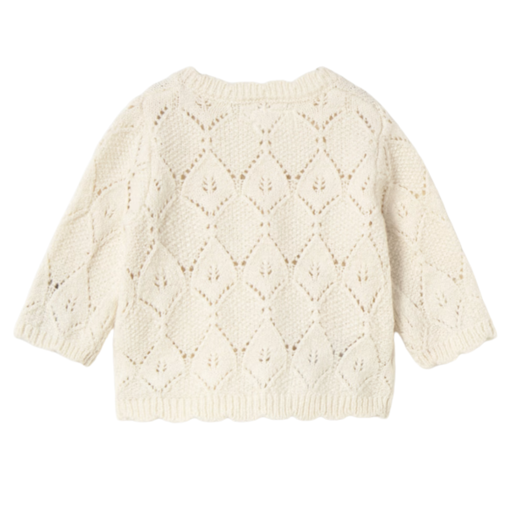 Knit Cardigan-Milk