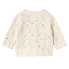 Knit Cardigan-Milk