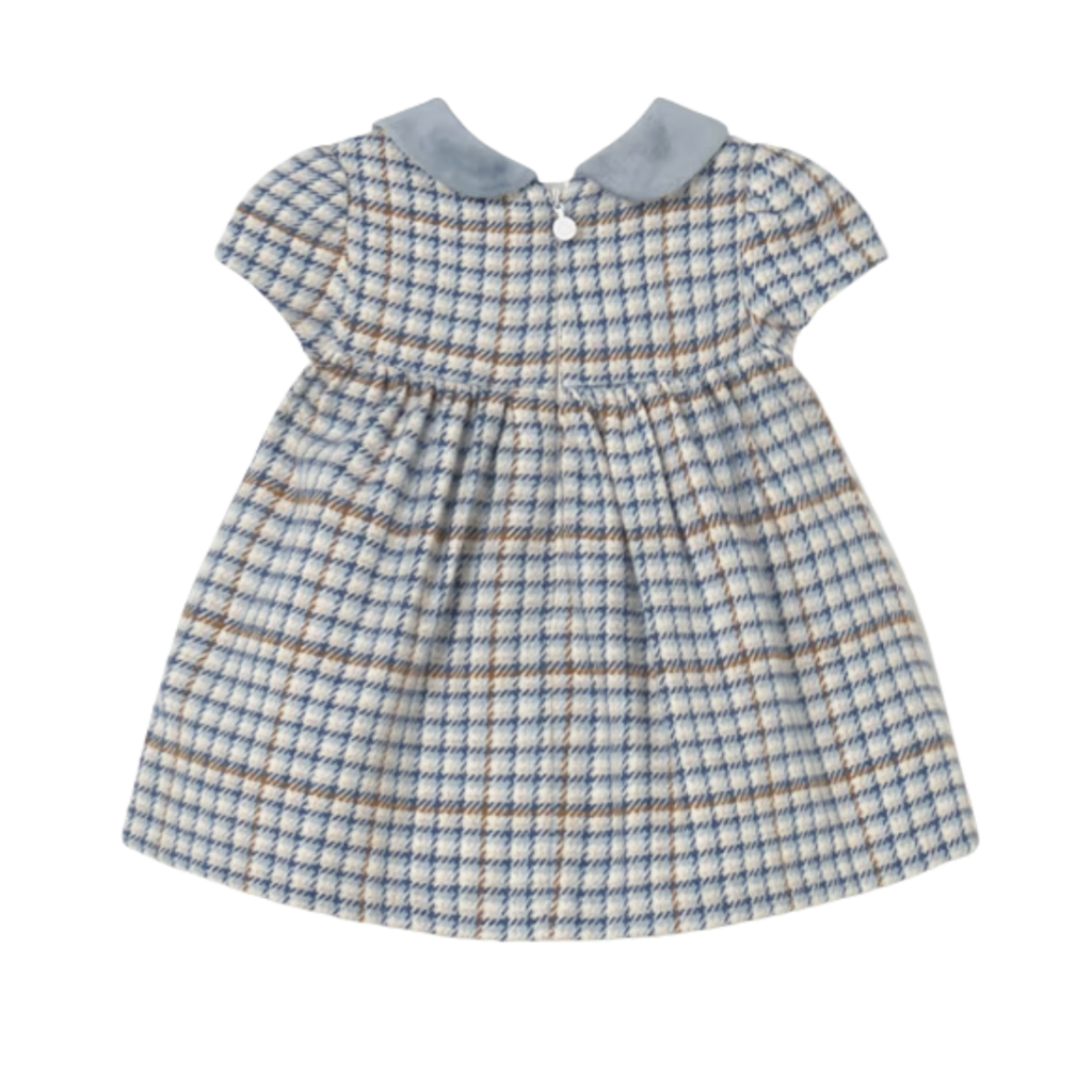 Girl's Plaid Dress-Blue Bell