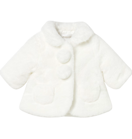 Girl's Fur Coat-Natural