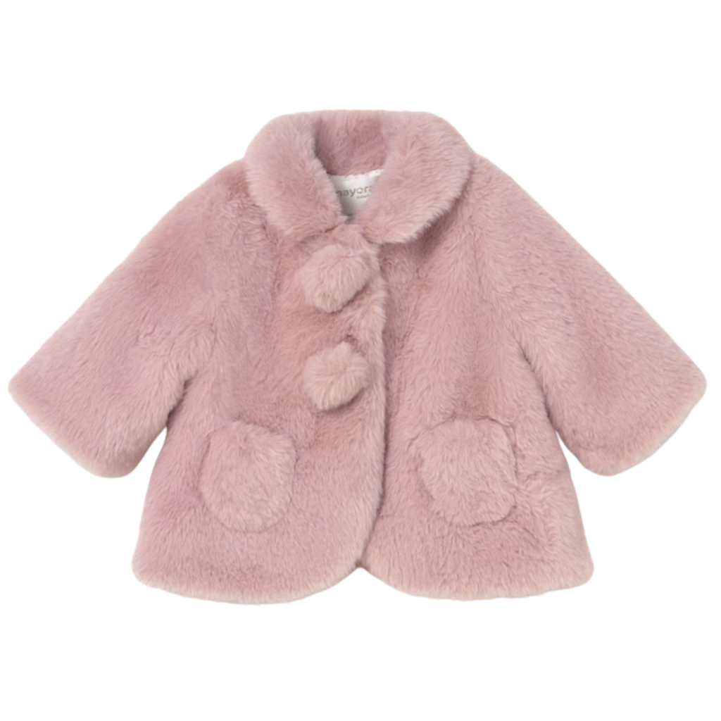Girl's Fur Coat-Petal