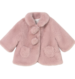 Girl's Fur Coat-Petal