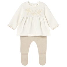 Girl's Knit Leg Warmer-Soy