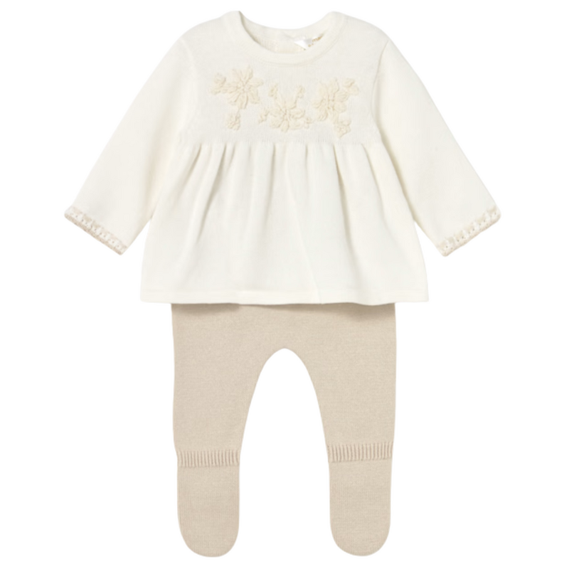 Girl's Knit Leg Warmer-Soy