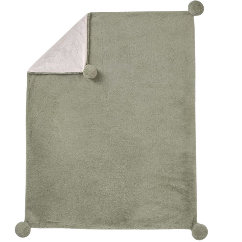 Fur Blanket-Sage