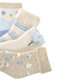 Socks 4pc Set-Sky-Cloud