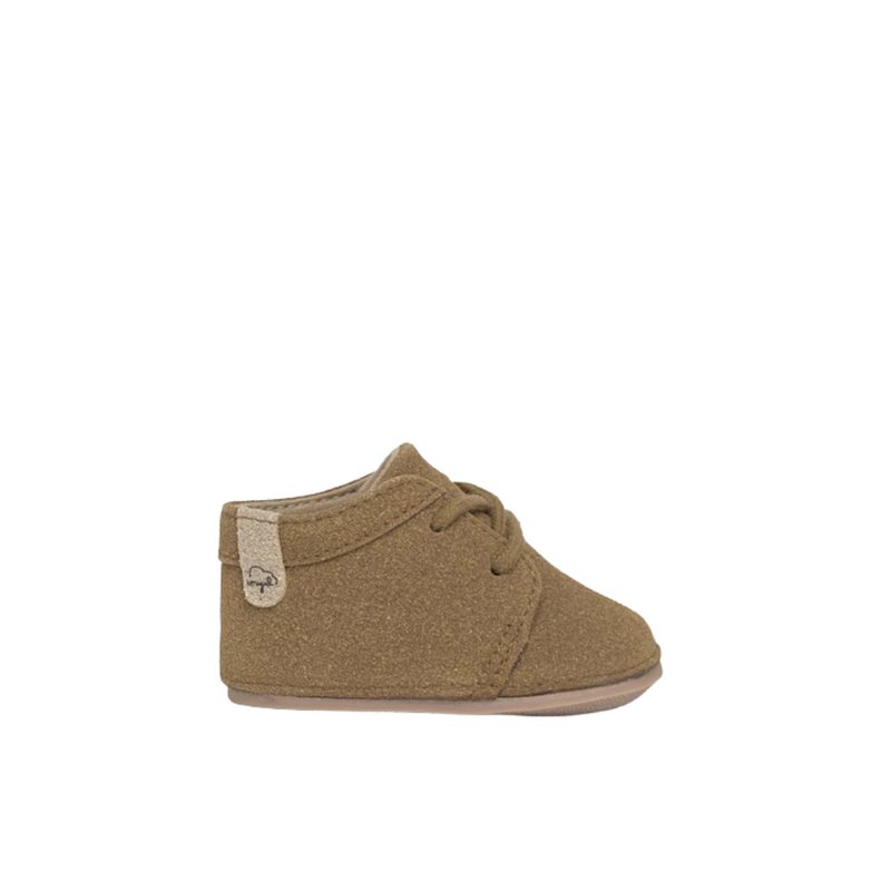 Boy's Lace Up Bootie-Camel