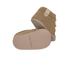 Boy's Lace Up Bootie-Camel