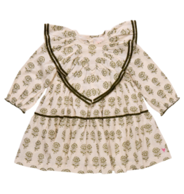 PINK CHICKEN girls raphaela dress - olive rose floral