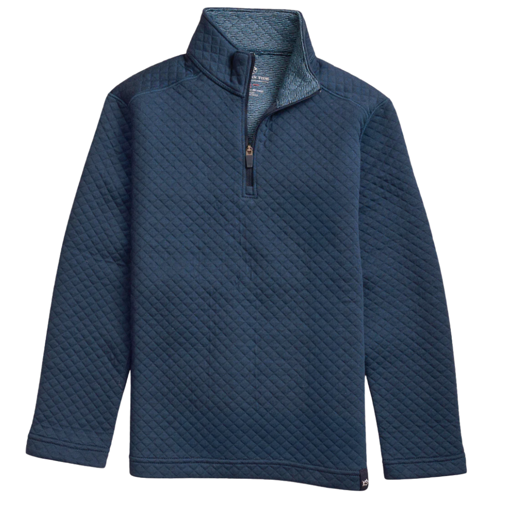 SOUTHERN TIDE Y LS OAK ISLAND QUARTER ZIP