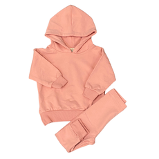 GIRL'S HOODIE W/LEGGINGS PINK