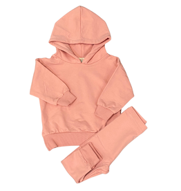 GIRL'S HOODIE W/LEGGINGS PINK