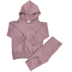 GIRL'S HOODIE W/LEGGINGS PURPLE