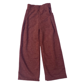 ERGE GIRL'S BRUSH PONTI PANT-BRICK