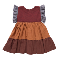 PINK CHICKEN girls kit dress - mixed checks