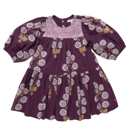 PINK CHICKEN girls fiona dress - plum buttercup floral