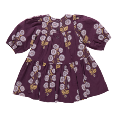 PINK CHICKEN girls fiona dress - plum buttercup floral
