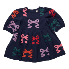 PINK CHICKEN girls brooke dress - multi bow applique