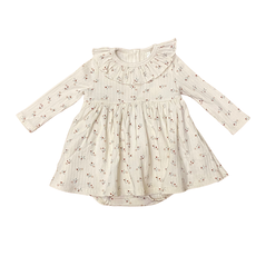 Rylee + Cru Inc. RUFFLE COLLAR DRESS || NATURAL DITSY