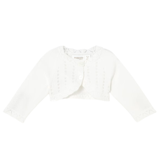 Basic Knit Short Cardigan-Natural